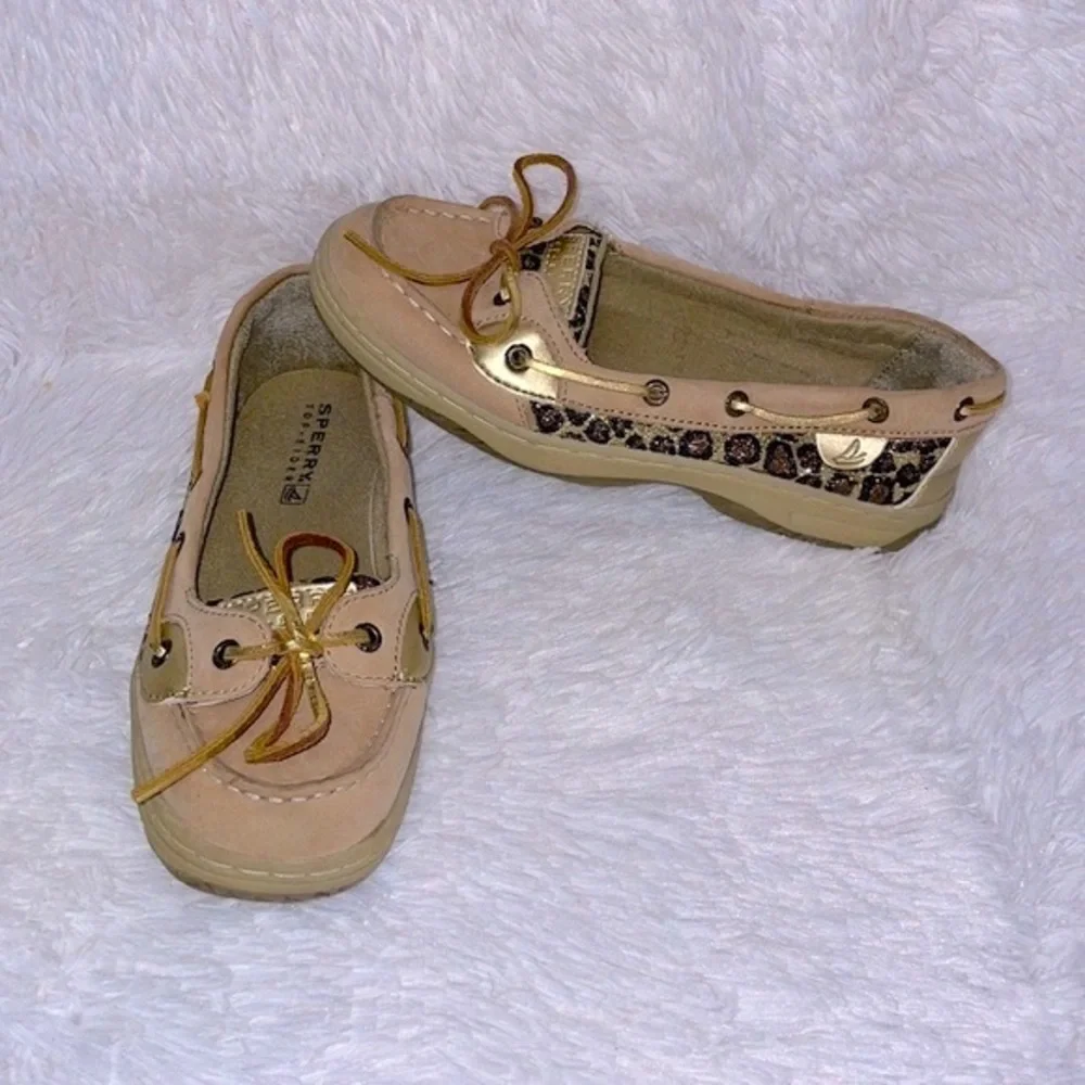 Sperry Angelfish Leopard Jacquard Slip-On Boat Shoe